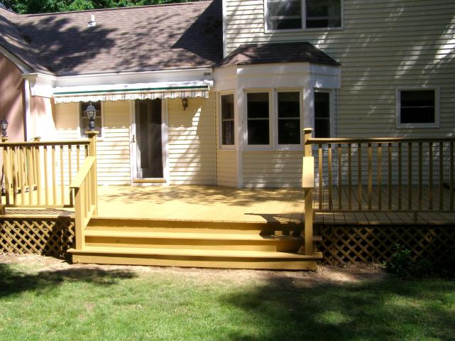 After stair installation.